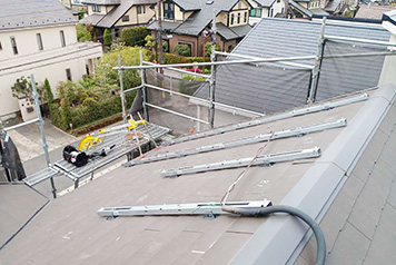 お客様からお預かりした太陽光パネルは、責任を持って弊社で保管します。