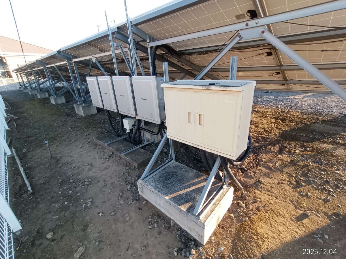 古河市　野立て太陽光