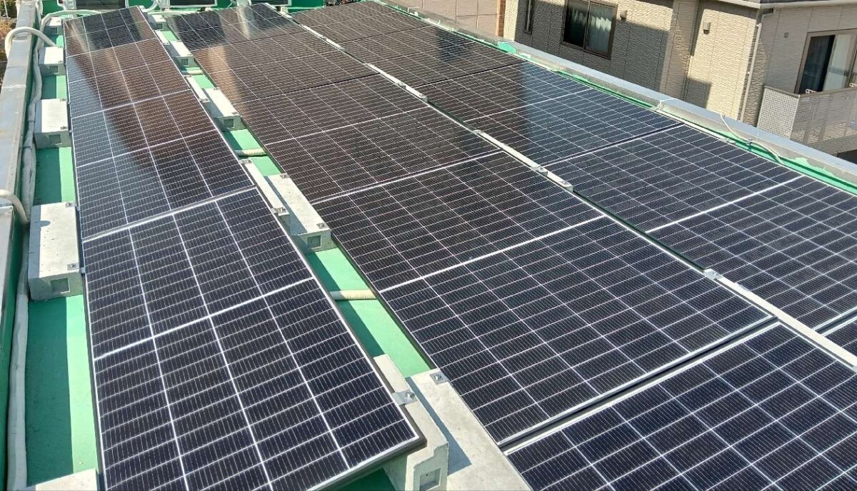 東京都江東区　家庭用太陽光設置工事